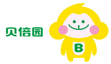 貝倍園兒童圖書“猴子”品牌logo設計吉祥物設計