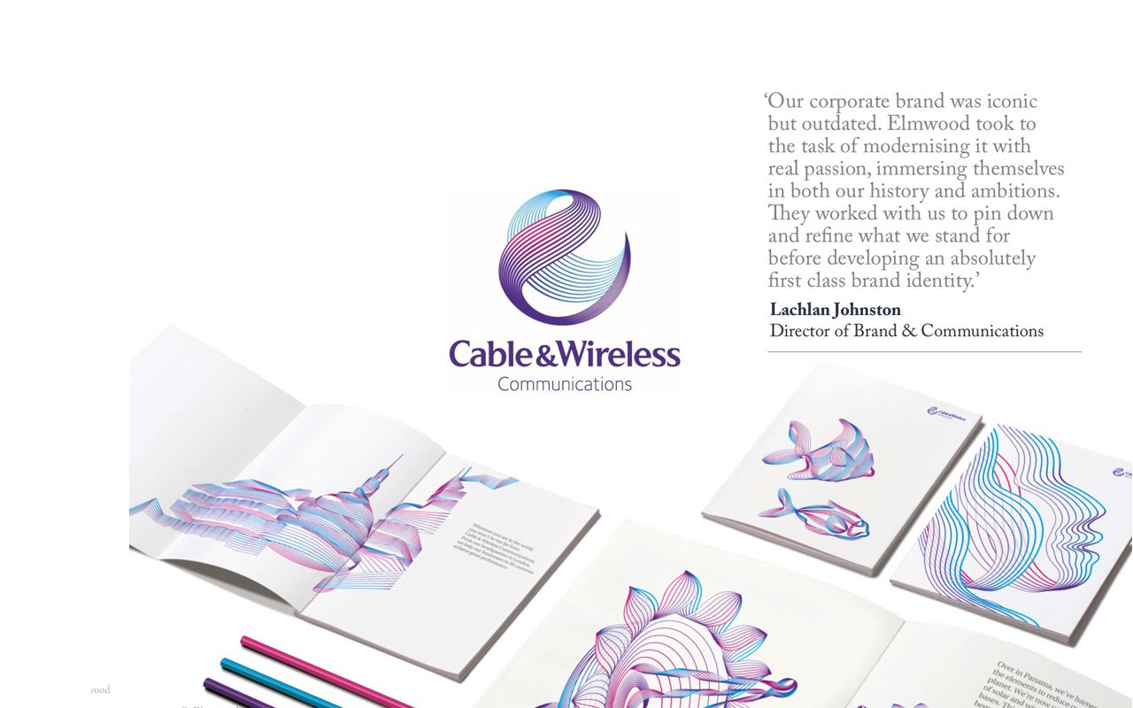 Cable & Wireless大東電信 公司品牌設計VI設計-尚略上海品牌設計公司-品牌VI設計