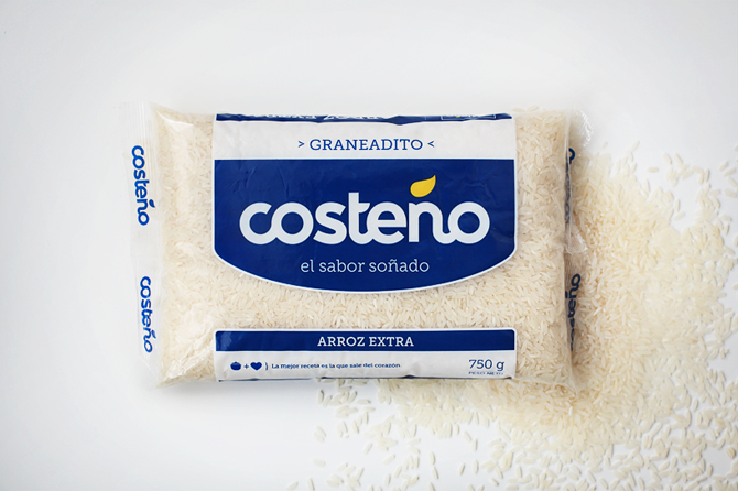 農業產品設計——秘魯Coste?o健康大米和有機糧食食品品牌標志包裝設計4