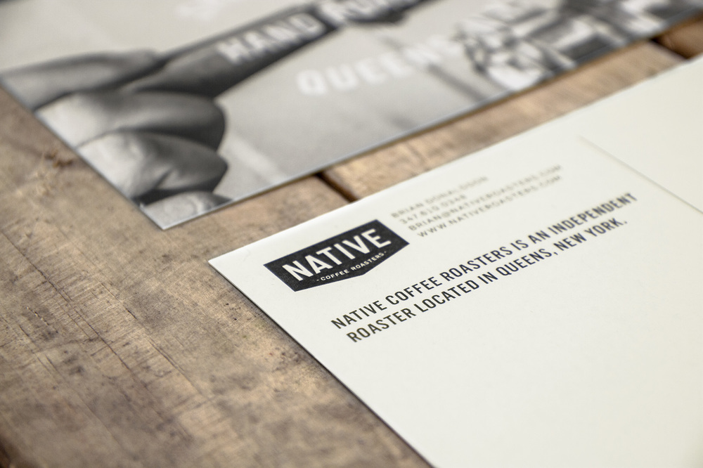 2 美國咖啡烘焙店Native Coffee Roasters 品牌形象設計 牛皮紙包裝設計 宣傳單頁設計 尚略中國品牌策劃與廣告公司