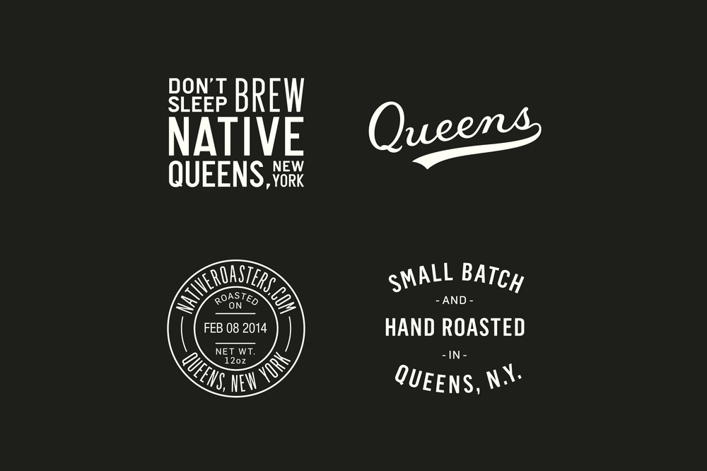 3美國咖啡烘焙店Native Coffee Roasters 品牌形象設計包裝設計 圖形ICON設計 尚略中國品牌策劃與廣告公司