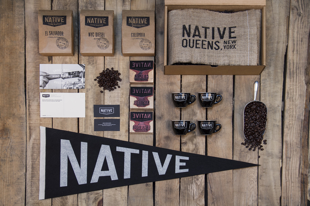 10 美國咖啡烘焙店Native Coffee Roasters 品牌形象設計包裝設計 尚略中國品牌策劃與廣告公司