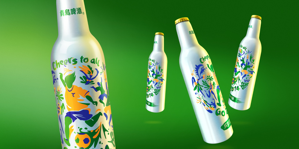 青島啤酒世界杯限量版包裝設(shè)計(jì)欣賞——上海尚略廣告包裝設(shè)計(jì)公司，上海營(yíng)銷策劃公司，上海品牌策劃公司，上海品牌設(shè)計(jì)公司