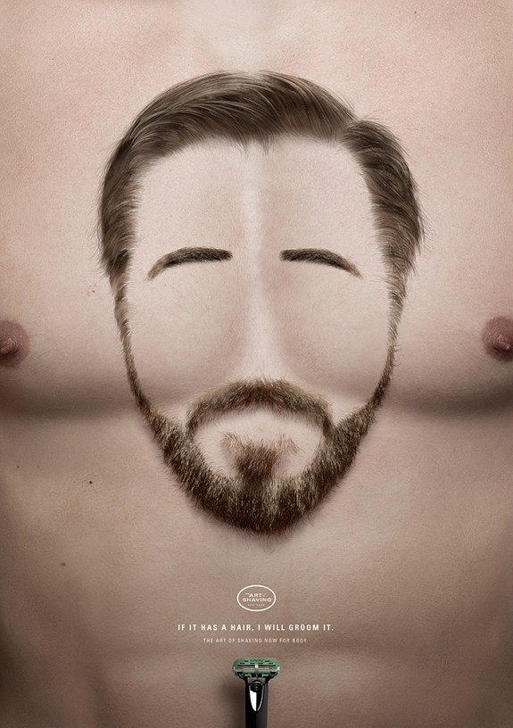 上海廣告設(shè)計(jì)公司國(guó)外廣告欣賞——The Art of Shaving 剃須刀平面廣告創(chuàng)意設(shè)計(jì)1