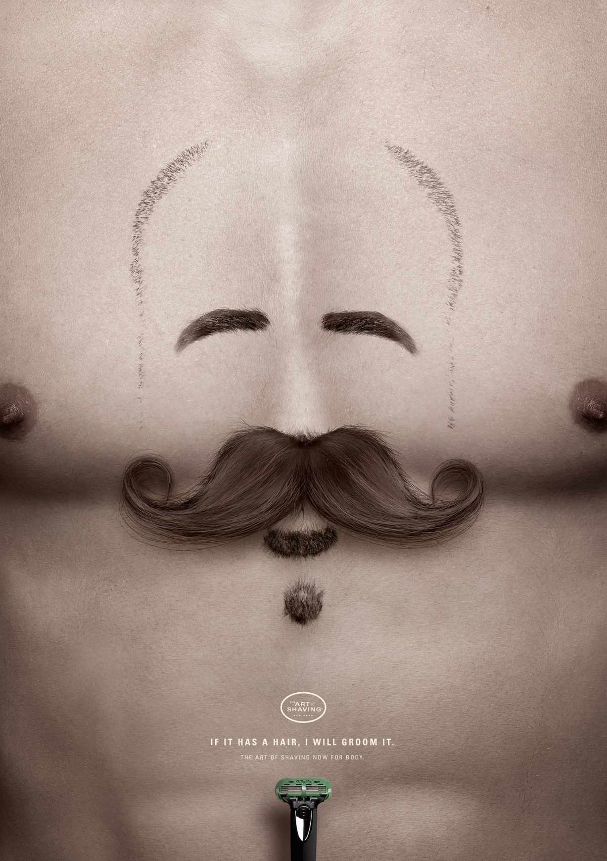 上海廣告設(shè)計(jì)公司國(guó)外廣告欣賞——The Art of Shaving 剃須刀平面廣告創(chuàng)意設(shè)計(jì)3