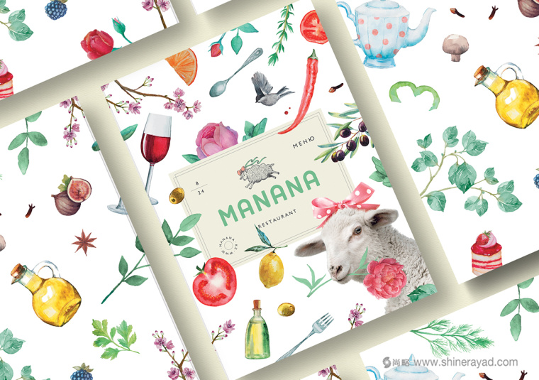 MANANA 時尚有機(jī)羊肉餐廳品牌VI視覺形象設(shè)計0-上海餐飲品牌VI設(shè)計公司9