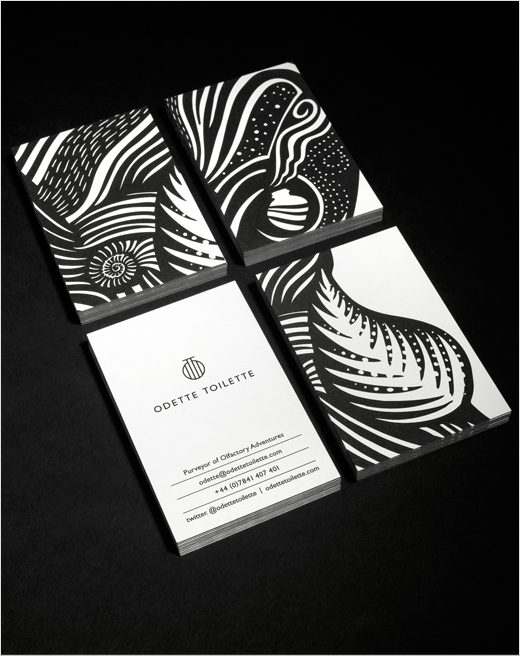 Odette 香水黑白色風(fēng)格VI設(shè)計(jì)品牌視覺(jué)形象設(shè)計(jì)-上海VI設(shè)計(jì)公司4