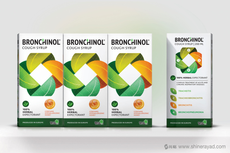 Bronchinol止咳藥藥品包裝設(shè)計(jì)-上海藥品包裝設(shè)計(jì)公司3