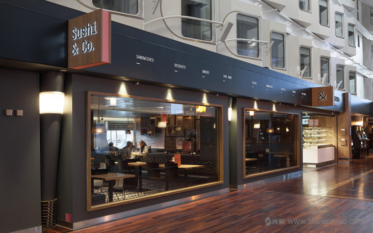 Sushi & Co 郵輪餐廳餐飲品牌VI形象設計-餐廳門頭設計-上海VI設計公司11