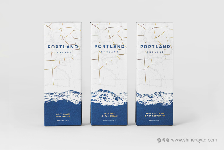 上海包裝設(shè)計(jì)公司品鑒：Portland 男士護(hù)膚品化妝品包裝設(shè)計(jì)2