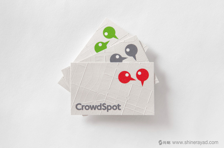 CrowdSpot 在線地圖信息點收集評論分享軟件工具LOGO設計-上海logo設計公司5