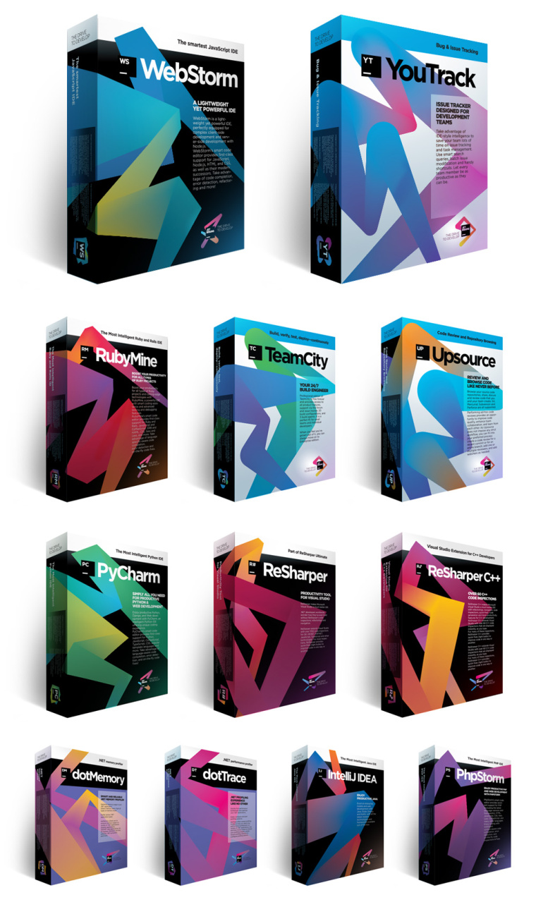上海包裝設(shè)計(jì)公司-Jetbrains 軟件產(chǎn)品包裝設(shè)計(jì)4