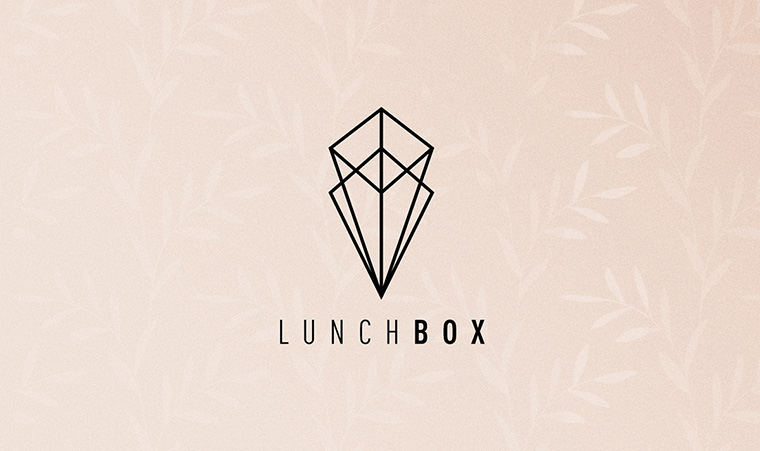 LunchBox 午餐盒子外賣快餐餐飲LOGO設計-上海餐飲LOGO設計公司1