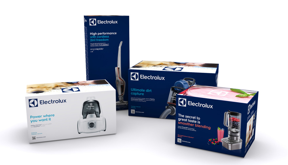 Electrolux 伊萊克斯家電品牌小家電包裝設計