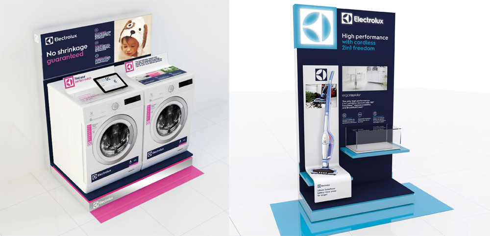 Electrolux 伊萊克斯家電貨架設計
