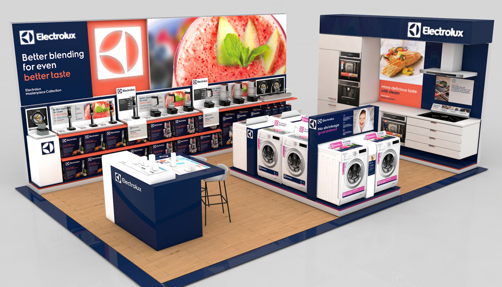 Electrolux 伊萊克斯家電銷售店SI設計-商業零售空間設計