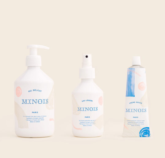 Minois 嬰兒護膚品包裝設計-上海嬰兒用品包裝設計公司設計欣賞1