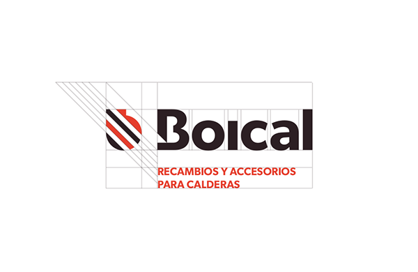 Boical鍋爐及機械配件品牌形象策劃設計3－標志網格線制圖設計