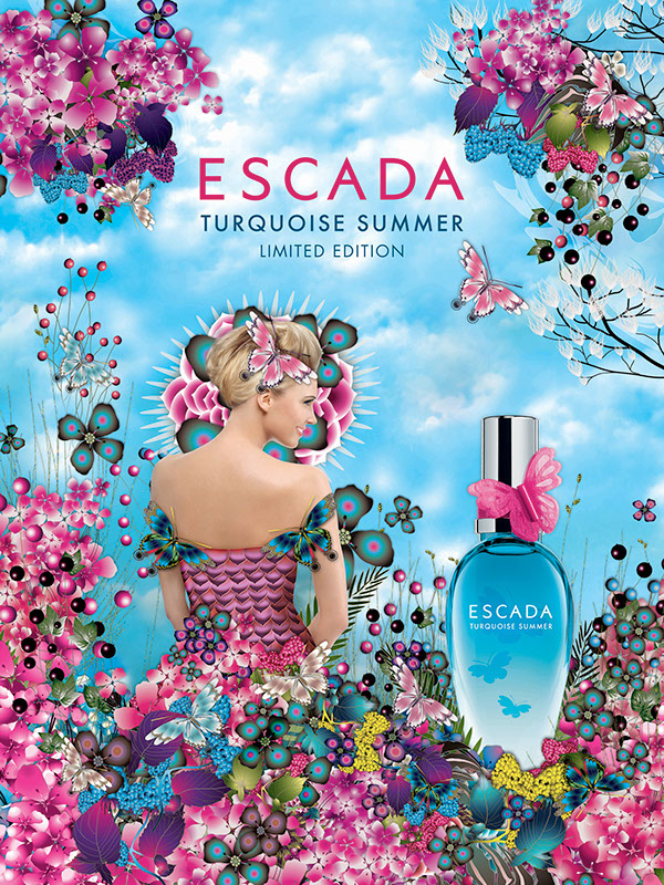 尚略上海廣告設計公司設計佳作分享 ESCADA 香水春夏版廣告海報設計1