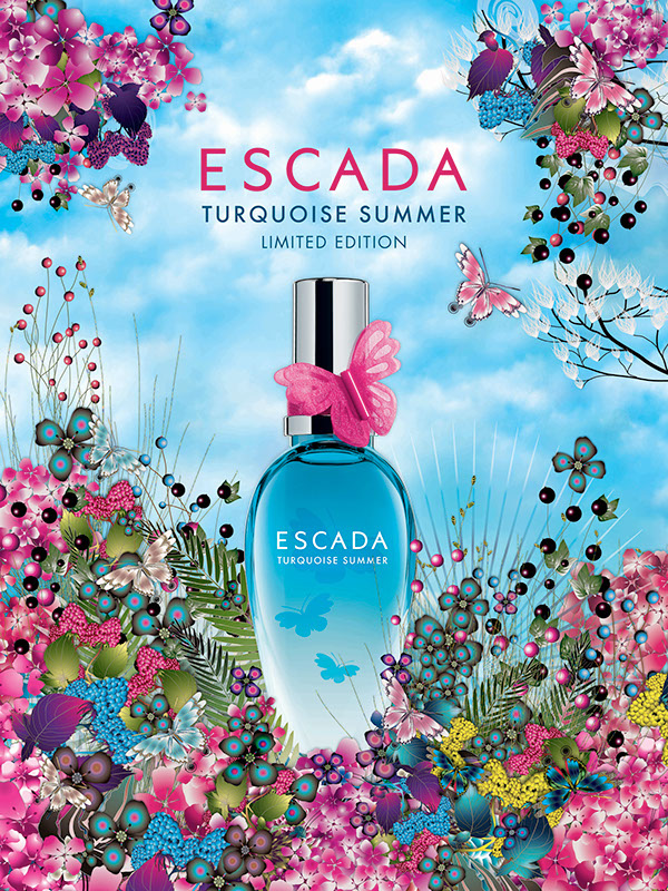 尚略上海廣告設計公司設計佳作分享 ESCADA 香水春夏版廣告包裝設計2海報設計