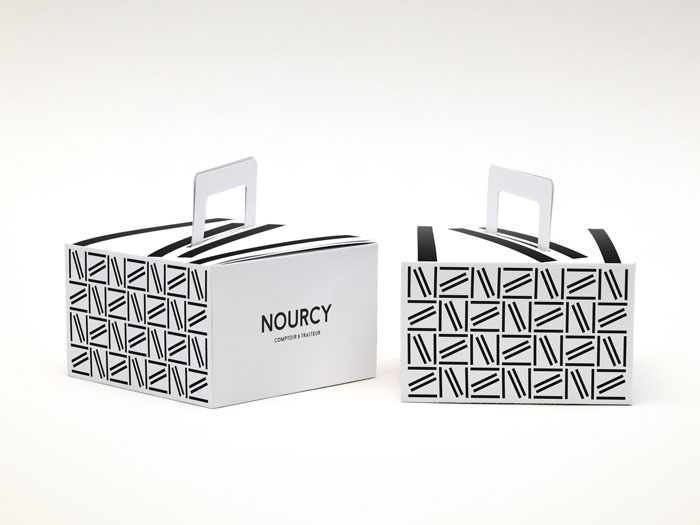 Nourcy 餐廳品牌形象設計空間SI設計8-食品包裝設計