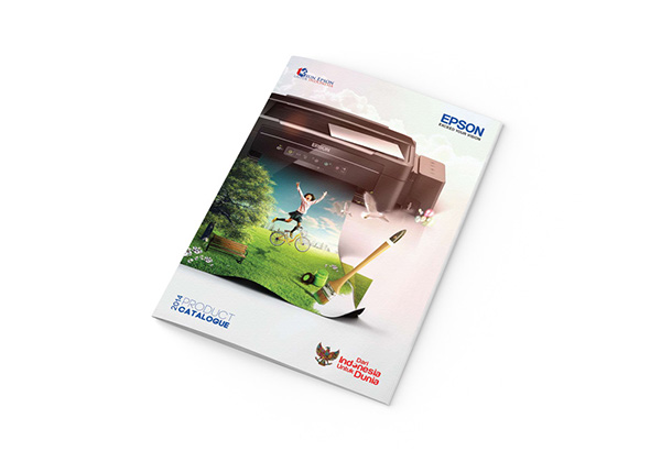 上海宣傳畫冊設計公司分享Epson 愛普生打印機產品宣傳畫冊設計1-封面設計