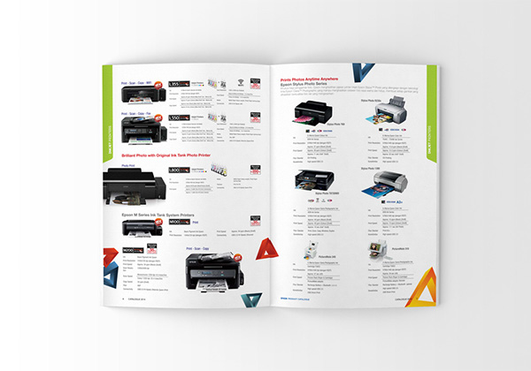 上海宣傳畫冊設計公司分享Epson 愛普生打印機產品宣傳畫冊設計4