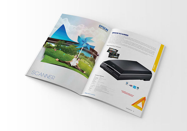 上海宣傳畫冊設計公司分享Epson 愛普生打印機產品宣傳畫冊設計10