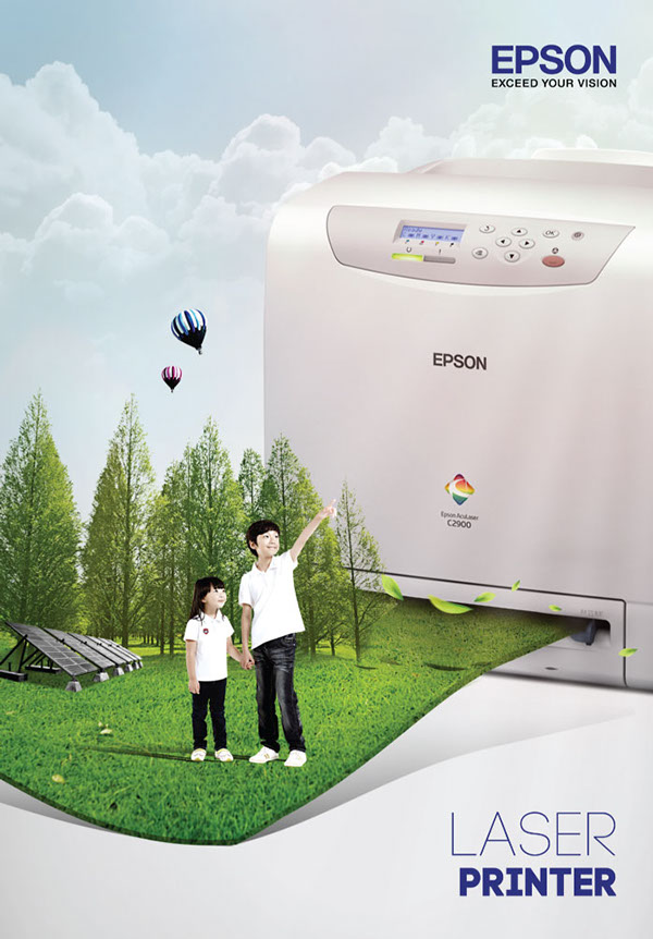 上海宣傳畫冊設計公司分享Epson 愛普生打印機產品宣傳畫冊設計7