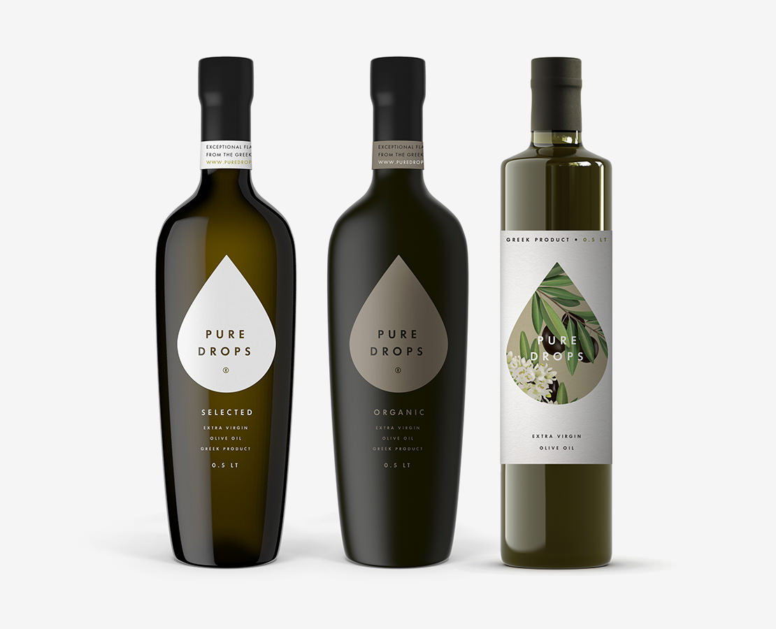 Pure Drops 紅酒包裝設計插畫版-上海包裝設計公司國外包裝設計欣賞4