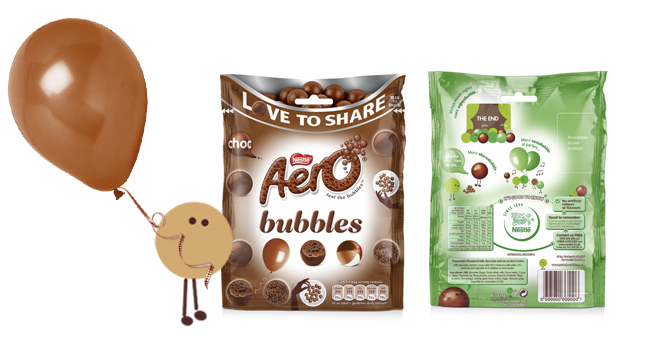 Aero 巧克力休閑食品包裝設計-上海包裝設計公司分享2