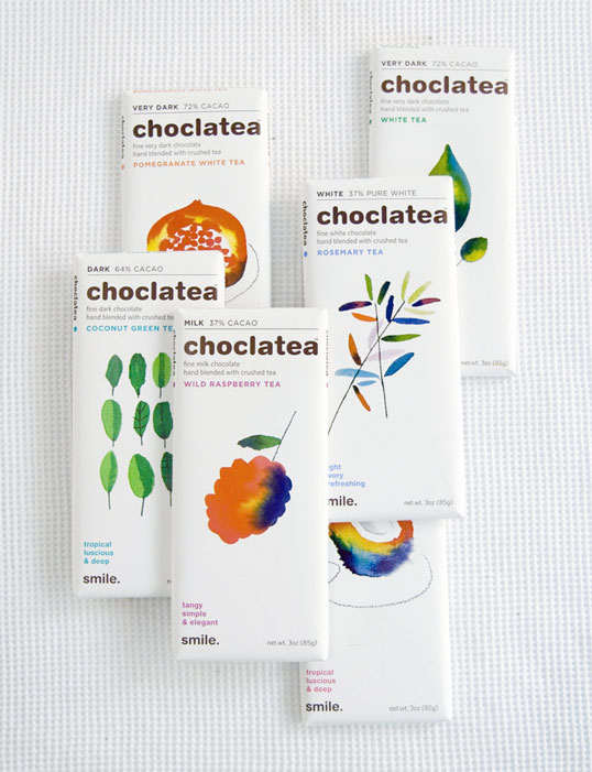 尚略上海包裝設(shè)計(jì)公司設(shè)計(jì)佳作：Choclatea水彩插畫茶葉包裝設(shè)計(jì)1