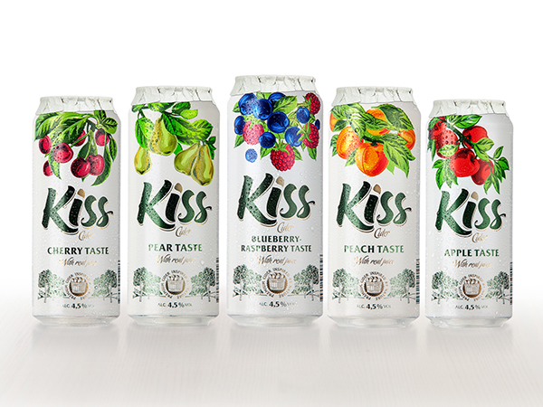 上海包裝設(shè)計(jì)公司設(shè)計(jì)推薦：Kiss Cider 果酒包裝設(shè)計(jì)3