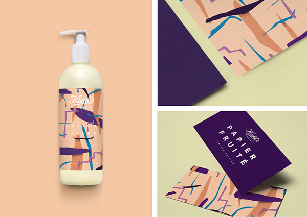 Kiehl''s 果汁飲料瓶裝筆觸藝術包裝設計-上海尚略包裝設計公司分享5