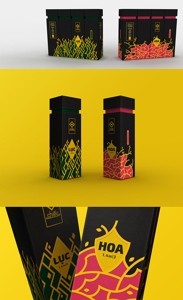 越南CHI?U涼席禮品裝標(biāo)志與包裝設(shè)計8