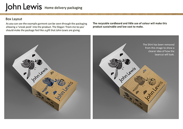 上海品牌策劃與包裝設計公司分享 John Lewis 快遞包裝箱包裝設計4