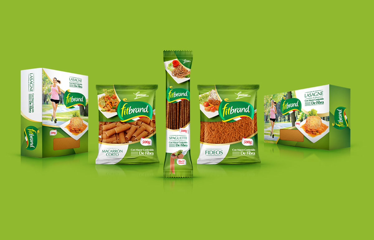 意大利Fitbrand 面食休閑食品調味品包裝設計6-產品全家福