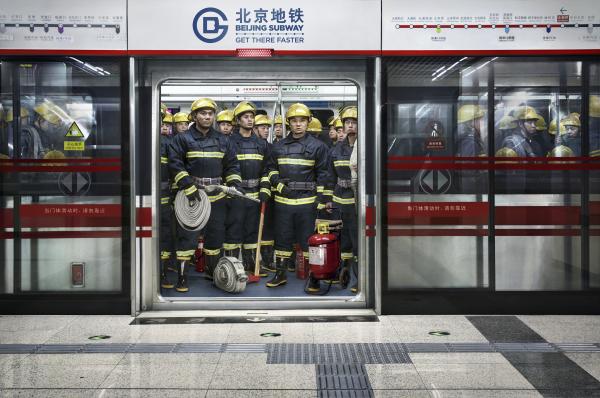 北京地鐵廣告-消防員篇