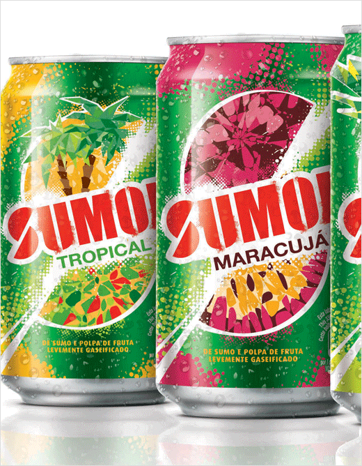 sumol軟飲料果汁碳酸飲料標志設計包裝設計-上海品牌設計公司設計欣賞3