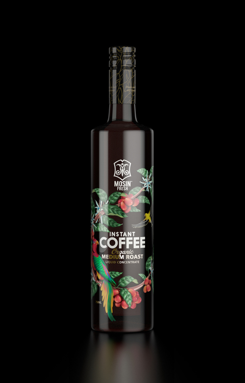 Mosin 濃縮咖啡飲品紅酒瓶款包裝設計-上海飲料包裝設計公司設計欣賞2