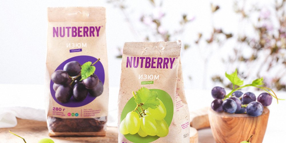 Nutberry 健康有機食品干果品牌塑造之水果干果包裝設計2