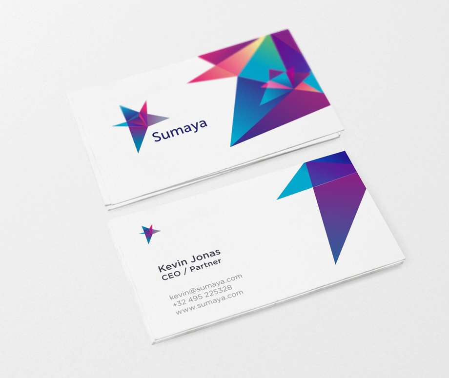 Sumaya 互聯網IT企業品牌VI形象設計-名片設計3