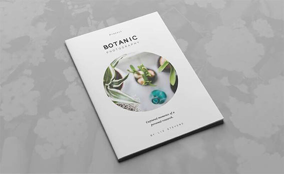 Botanic 植物園花草栽培園多圖畫冊(cè)設(shè)計(jì)版式1-封面設(shè)計(jì)