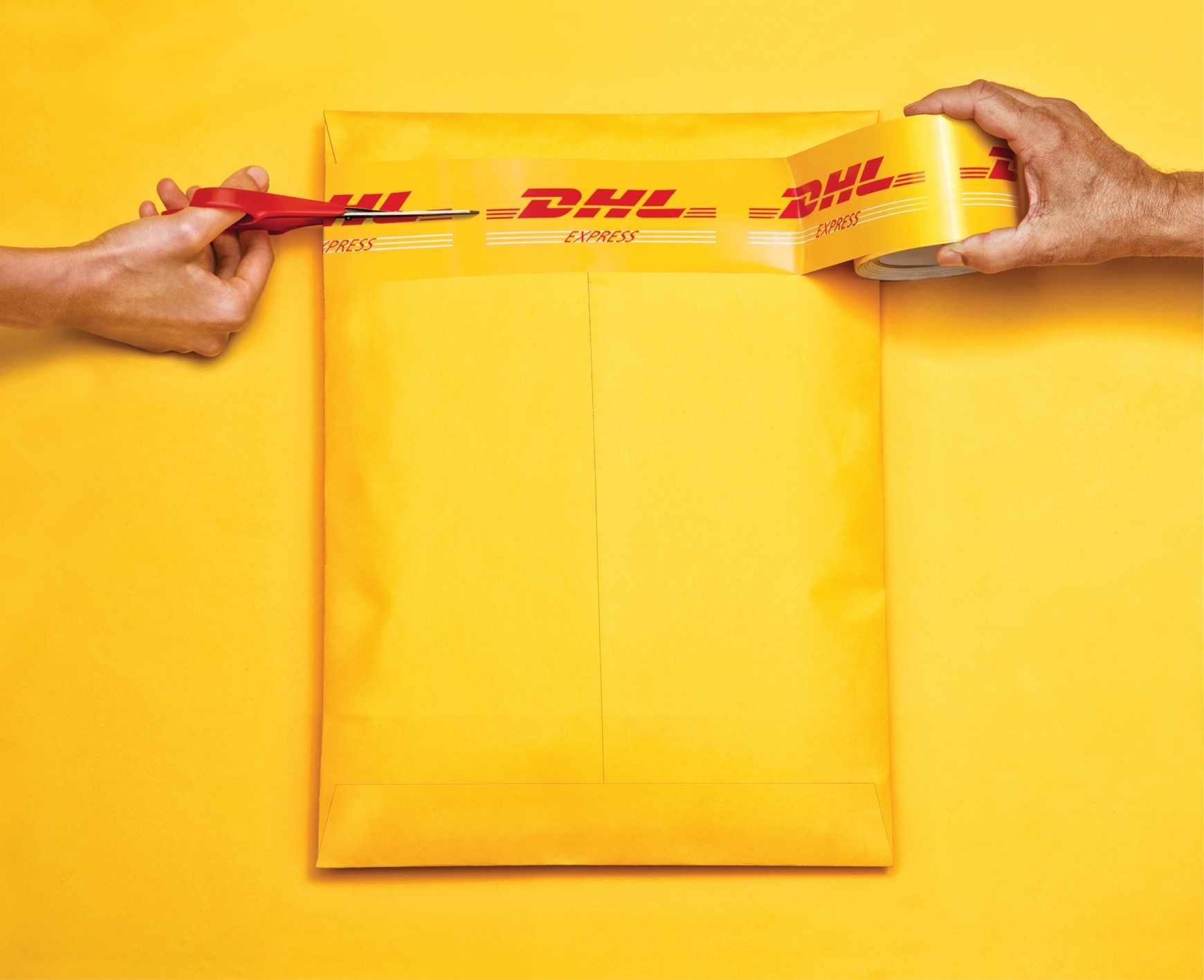 DHL快遞平面創意廣告設計手篇-上海廣告設計公司國外廣告欣賞3