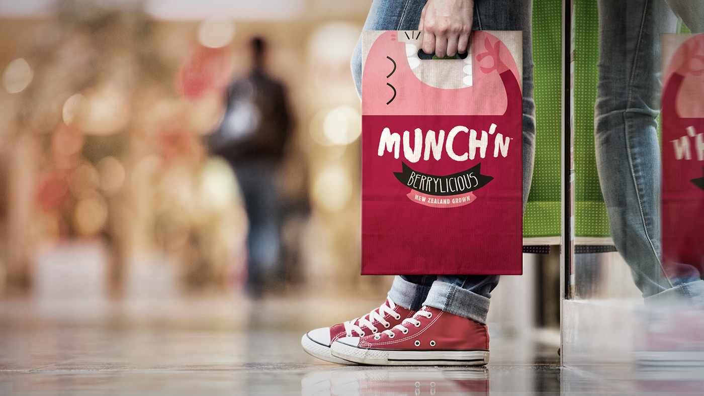 MUNCH''''''''N 農(nóng)產(chǎn)品水果品牌設(shè)計(jì)水果手提袋設(shè)計(jì)2