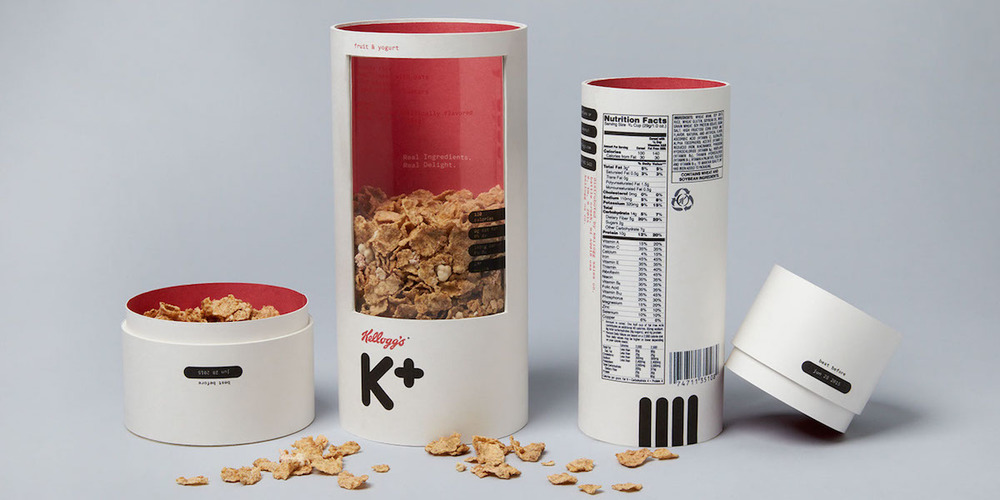 K+燕麥谷物食品包裝設計-上海包裝設計公司包裝設計欣賞1