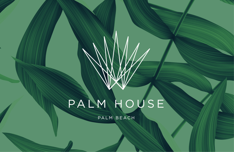 Palm House 棕櫚海景旅游度假房地產(chǎn)標志設計品牌視覺形象設計1