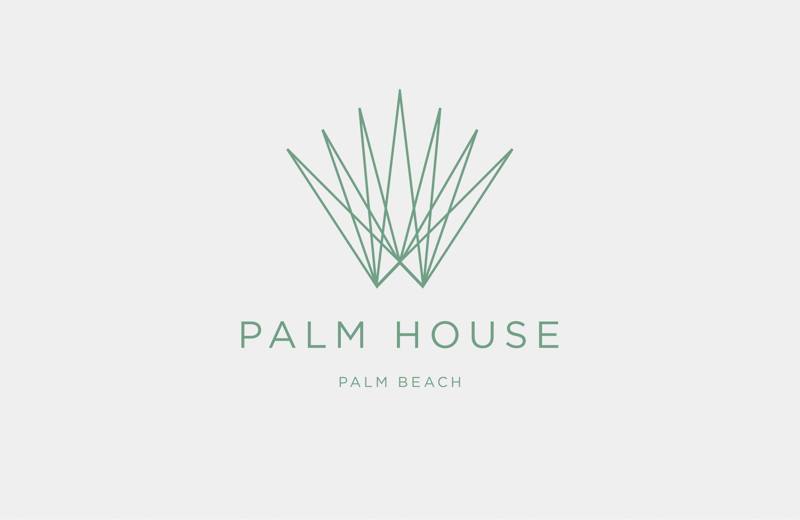 Palm House 棕櫚海景旅游度假房地產(chǎn)標志設計品牌視覺形象設計2