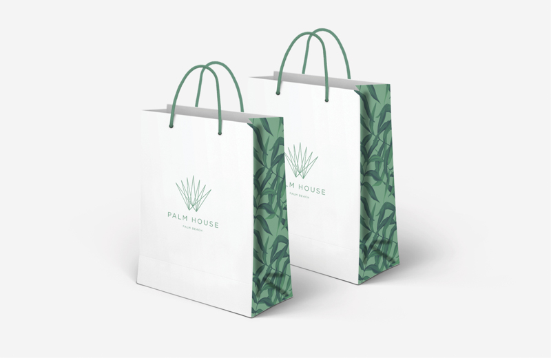 Palm House 棕櫚海景旅游度假房地產(chǎn)標志設計品牌視覺形象設計6