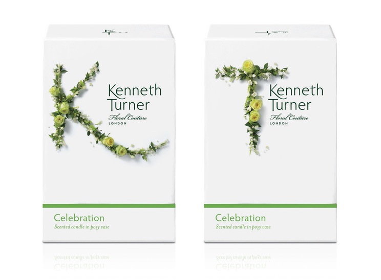 Kenneth Turner 香薰蠟燭花卉包裝設(shè)計(jì)